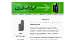 Desktop Screenshot of izo-pap.pl